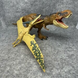 Jurassic‎ World Extreme Damage T-Rex Pteranodon Action Figure Dinosaurs Toys